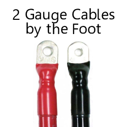 2 Gauge Cables By The Foot